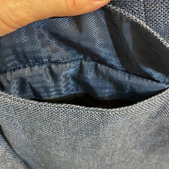 JOSEPH ABBOUD LINEN COTTON BLEND MENS BLAZER - Picture 4 of 13